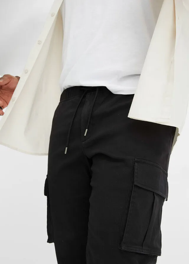 Pantalón de estilo cargo Café con leche