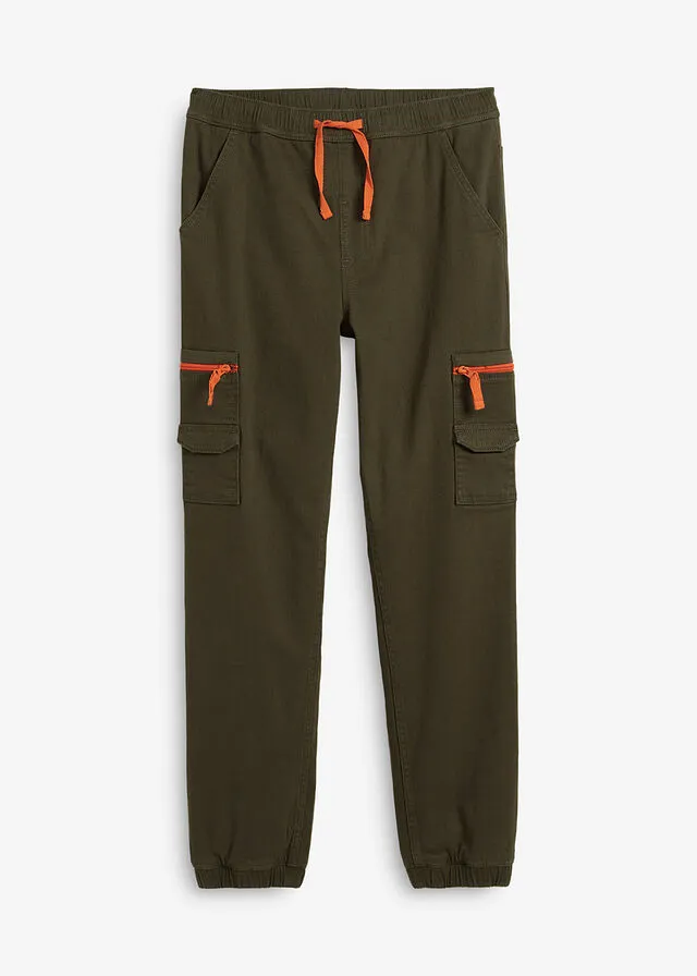 Pantalón de estilo cargo Verde oliva oscuro