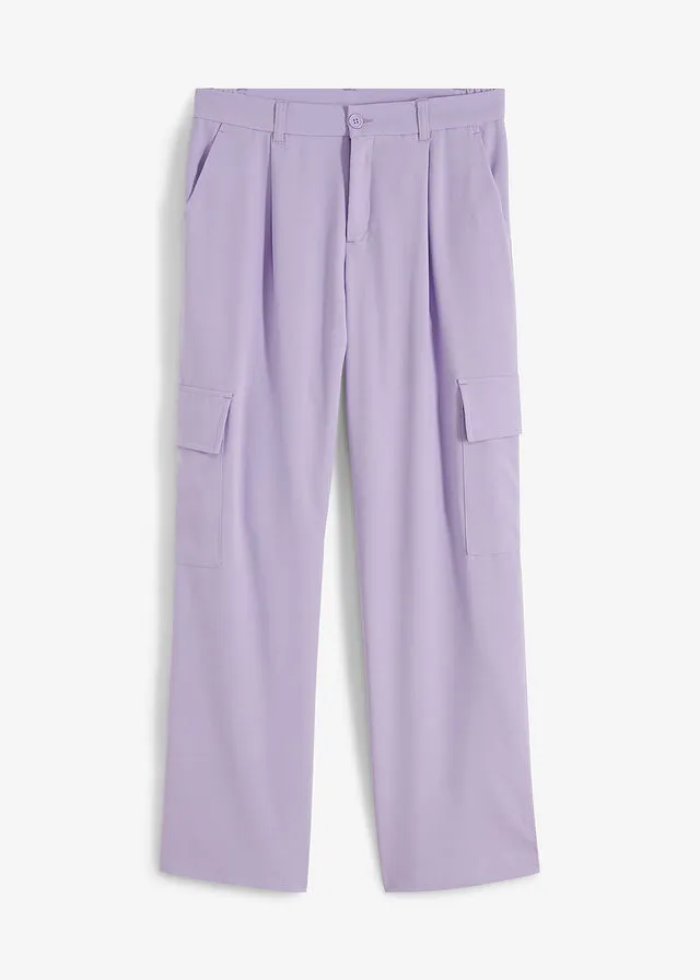 Pantalón de estilo cargo Violeta claro
