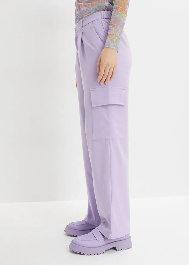 Pantalón de estilo cargo Violeta claro
