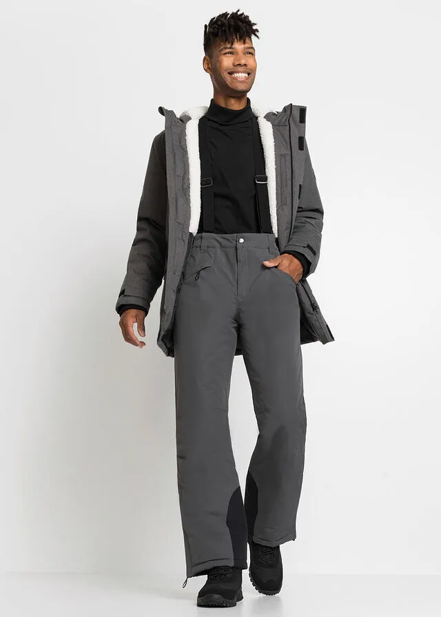 Pantalón térmico funcional con poliéster reciclado pizarra