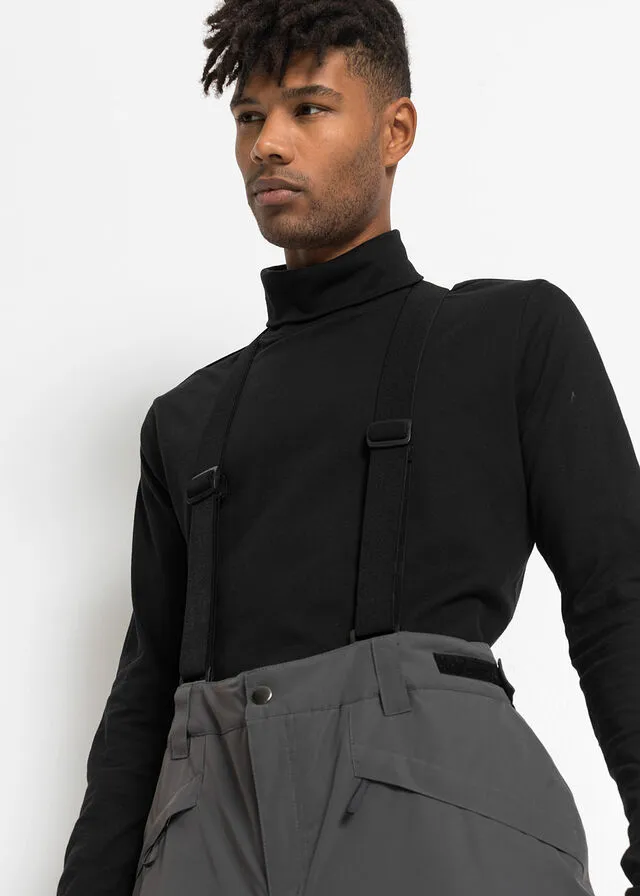 Pantalón térmico funcional con poliéster reciclado pizarra