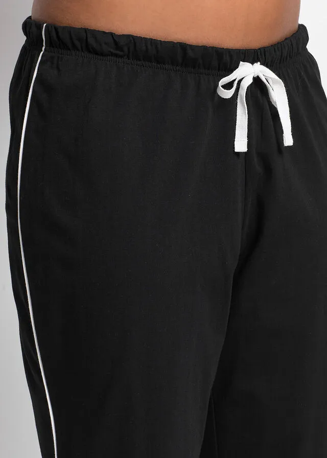 PIJAMA DE ESTILO CAPRI NEGROBLANCO