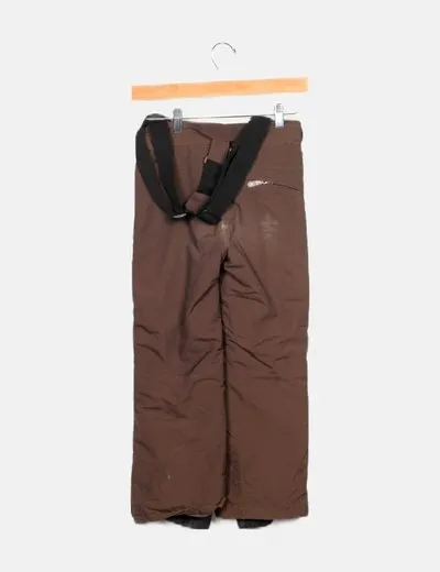 Pocopiano Pantalón marrón técnico