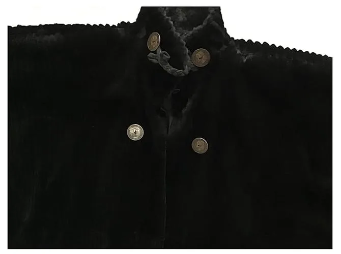 Poncho tipo capa reversible Fendissime Negro Gris 
