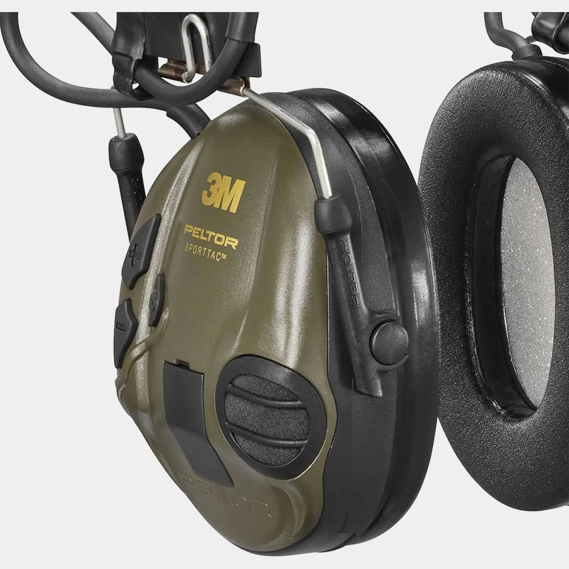PROTECTOR AUDITIVO ELECTRóNICO 3M PELTOR SPORTTAC  VERDE / NARANJA