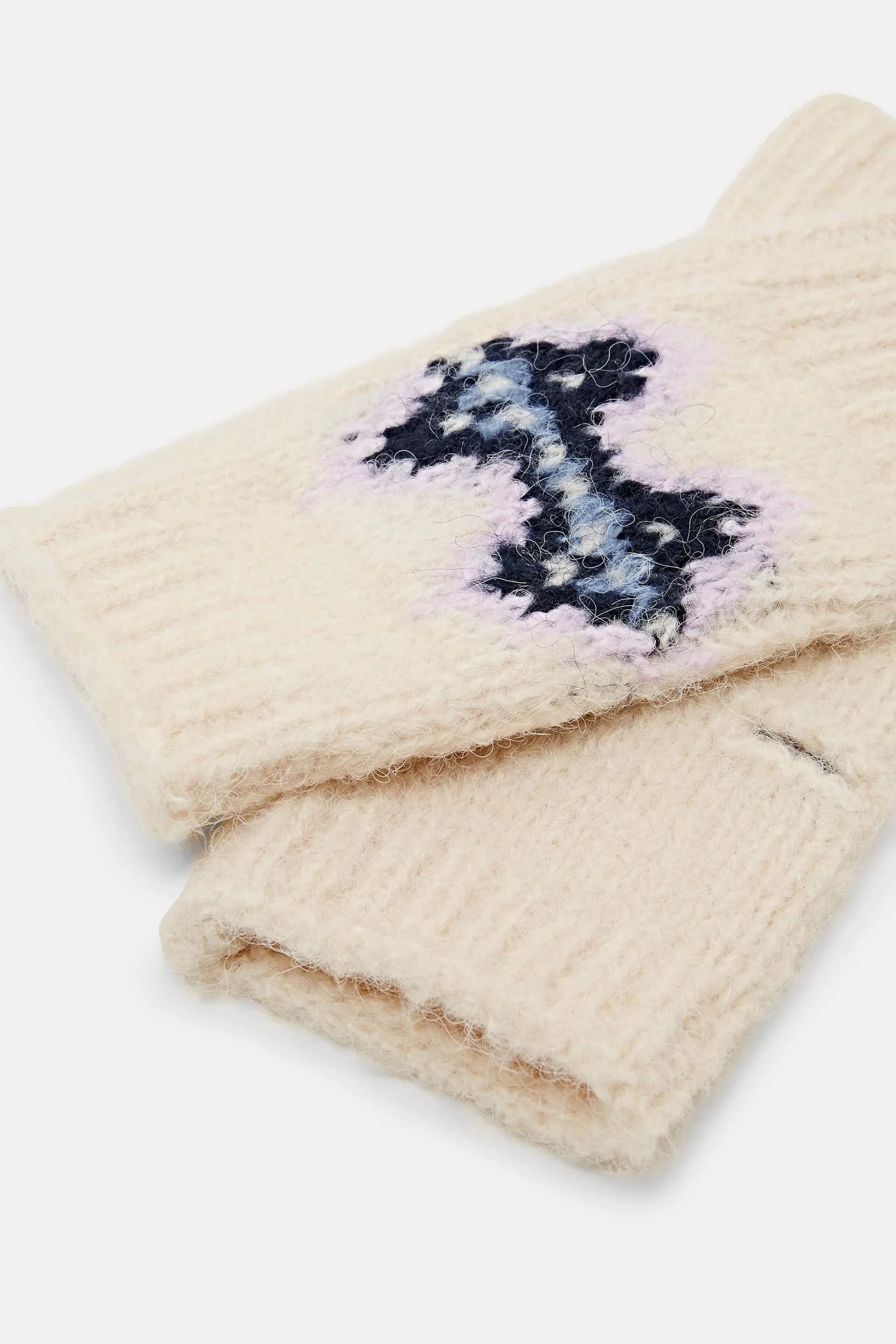 Puños de punto estilo Fair Isle