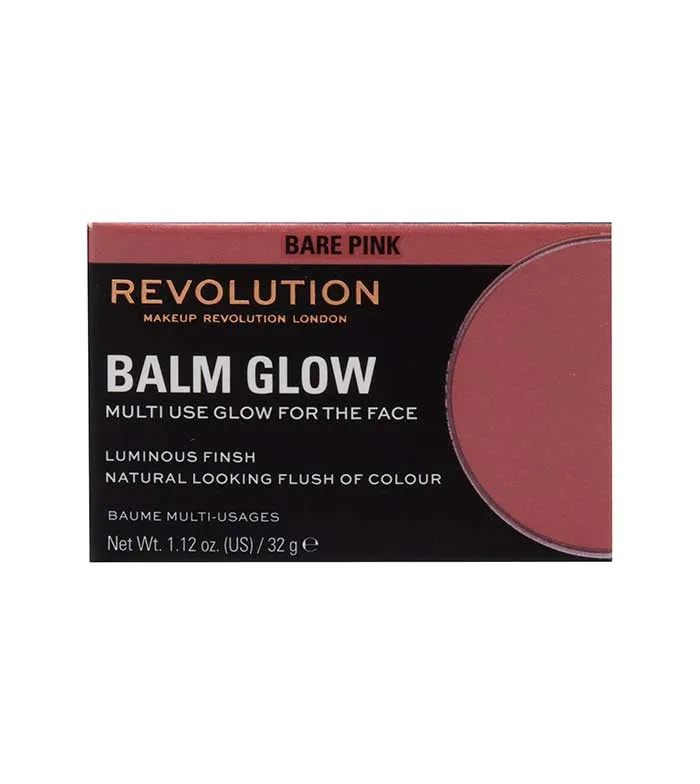 REVOLUTION  BáLSAMO MULTIUSO BALM GLOW  BARE PINK