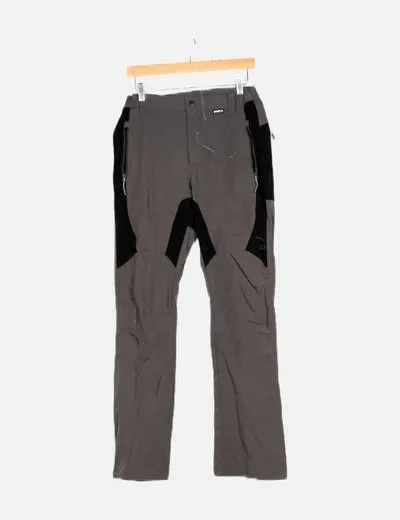 Salewa Pantalón gris técnico