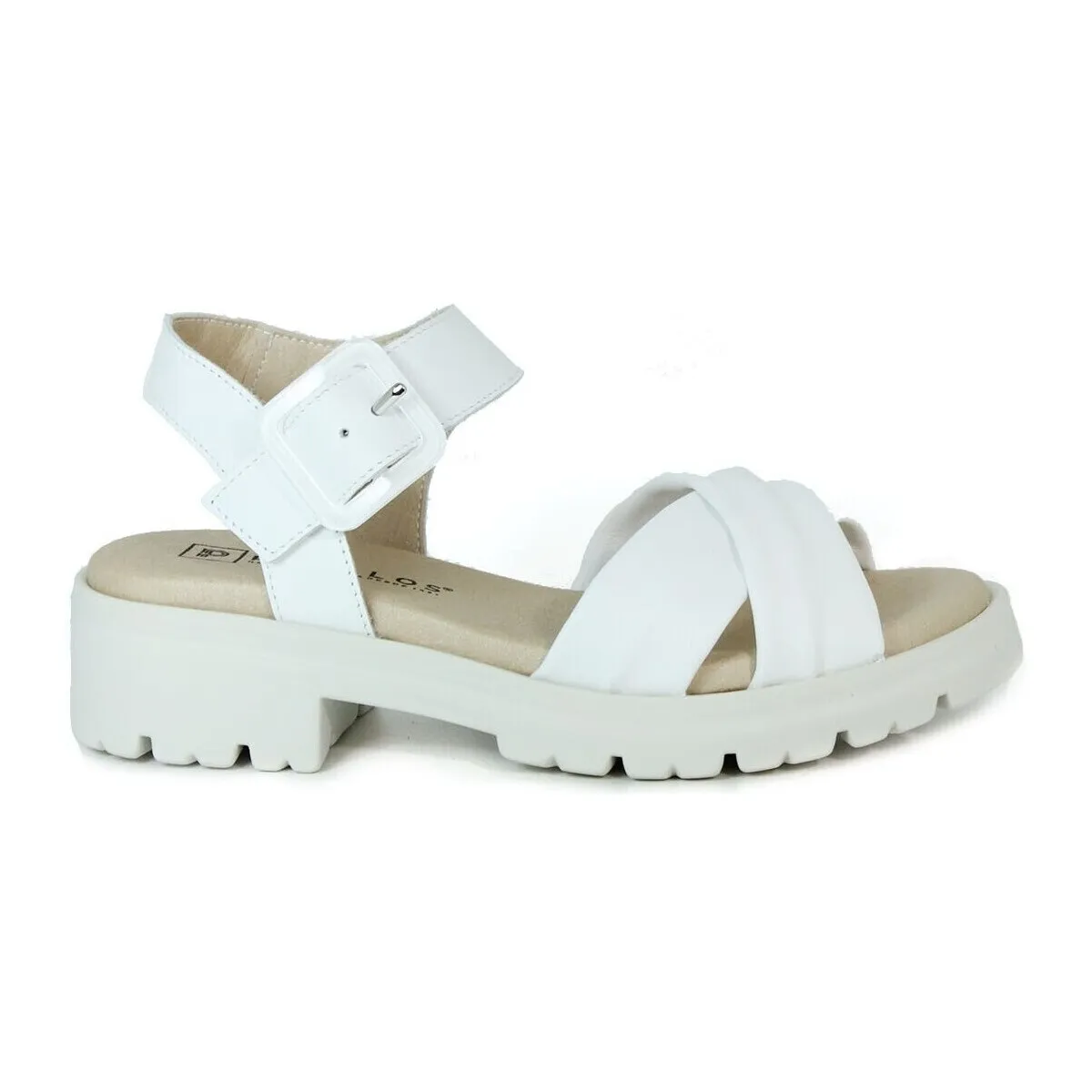 SANDALIAS CÓMODAS DE ESTILO CASUAL BLANCO  2832