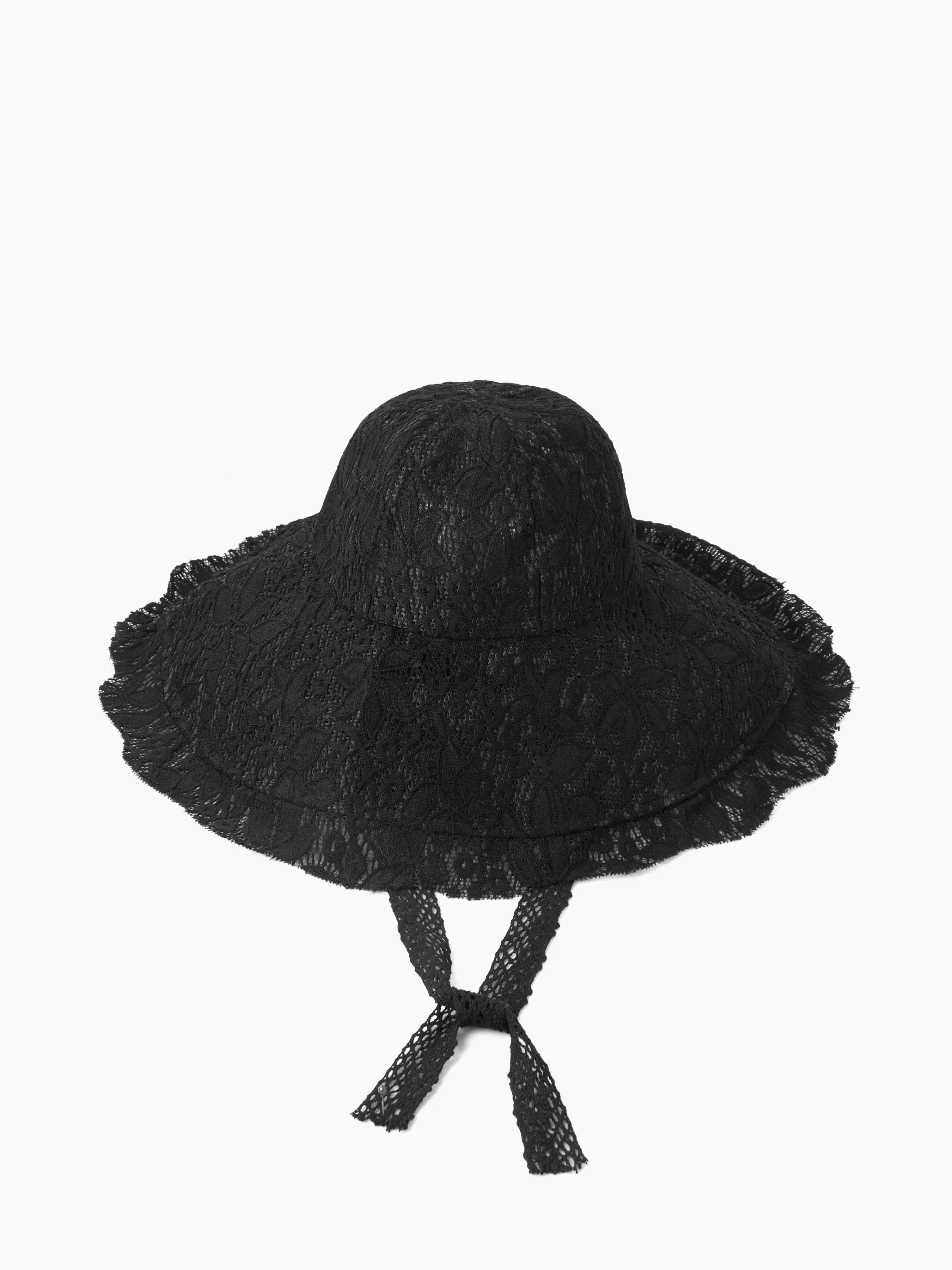  Sombrero de Paja de Encaje