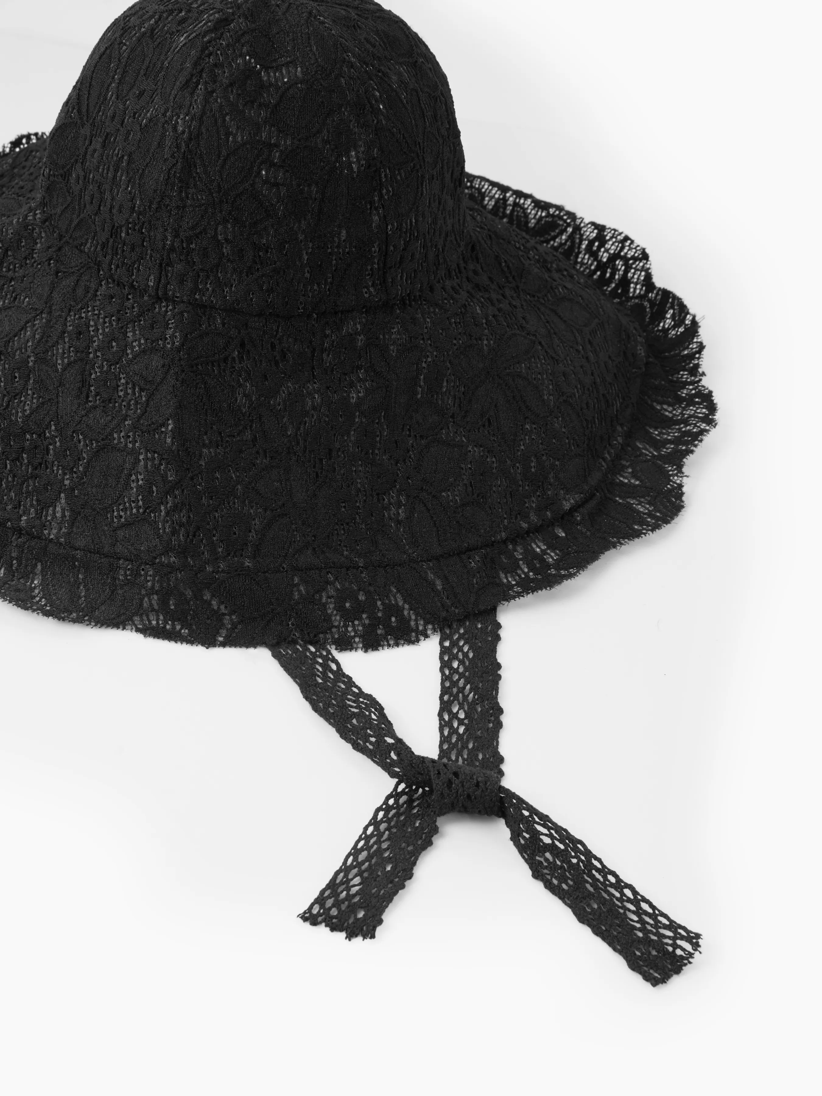  Sombrero de Paja de Encaje