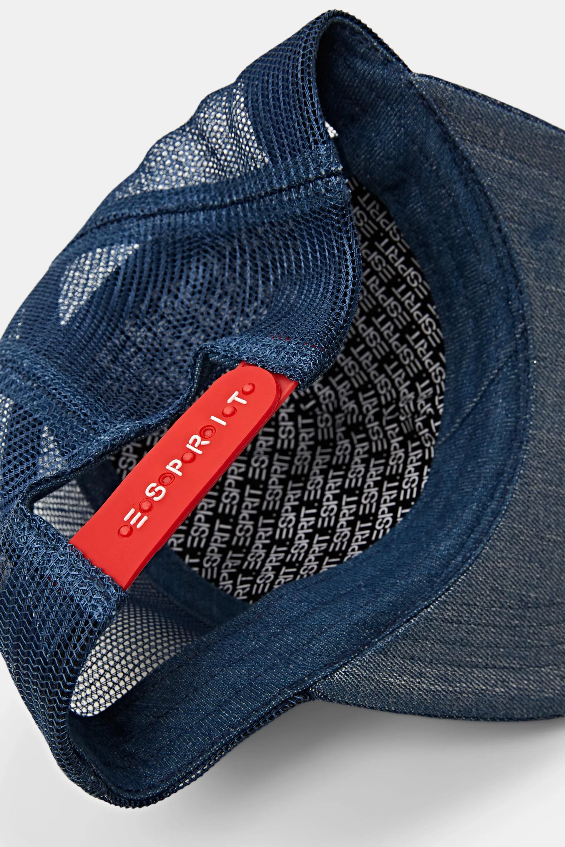 Sombrero estilo camionero de denim metalizado