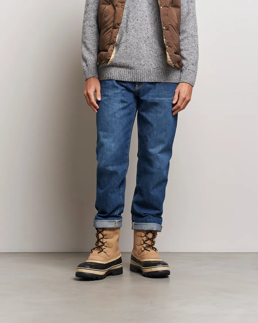 Sorel Caribou WP Felt Lined Leather Boots Buff