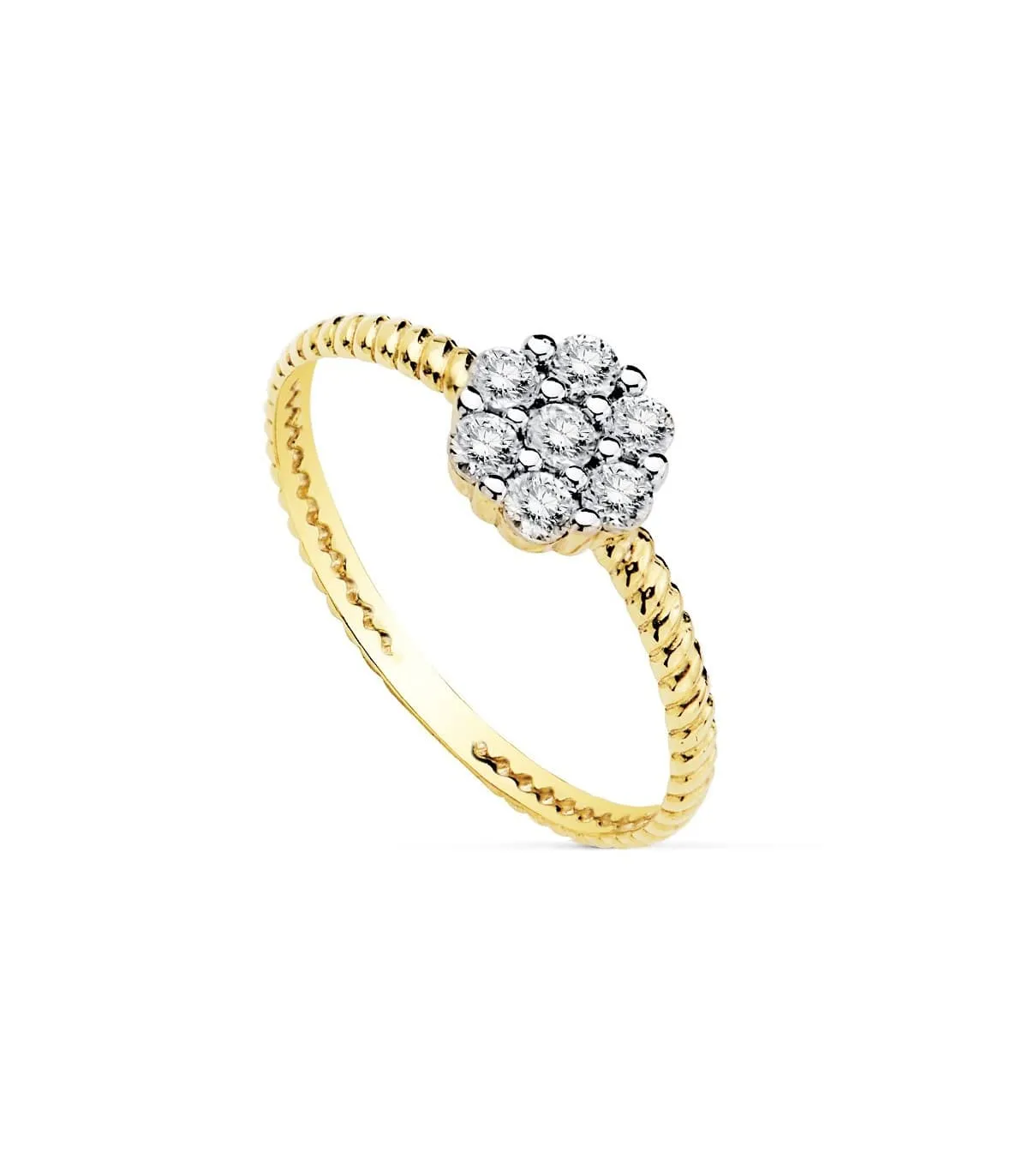 Sortija Mujer oro amarillo 18K  Janet