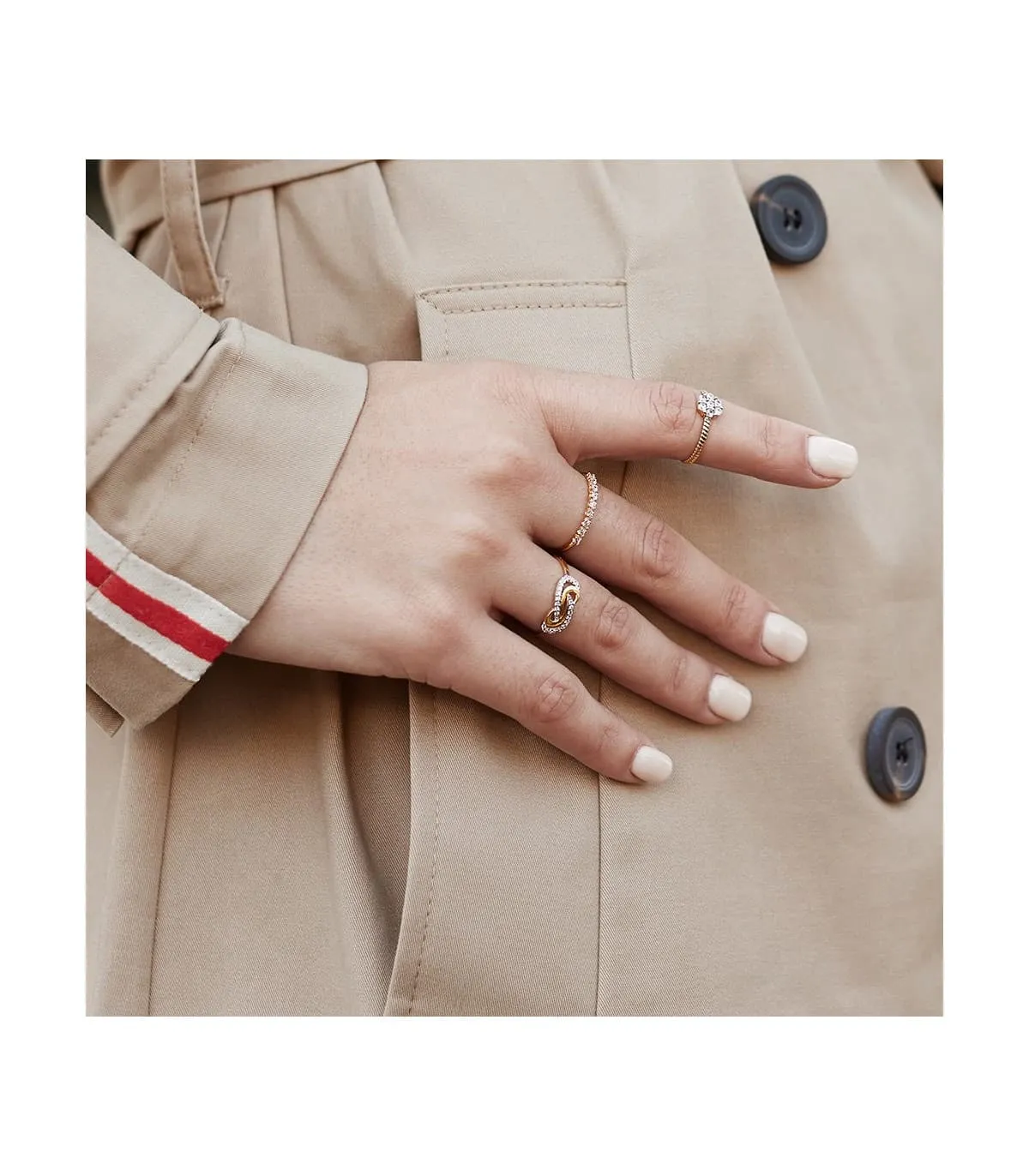 Sortija Mujer oro amarillo 18K  Janet