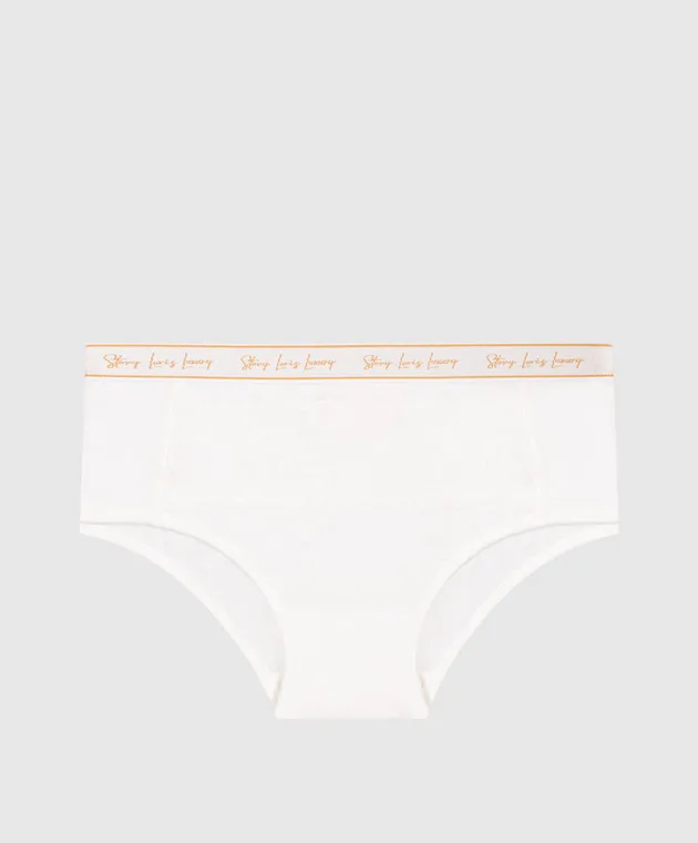 Story Loris Children's white panties with lace