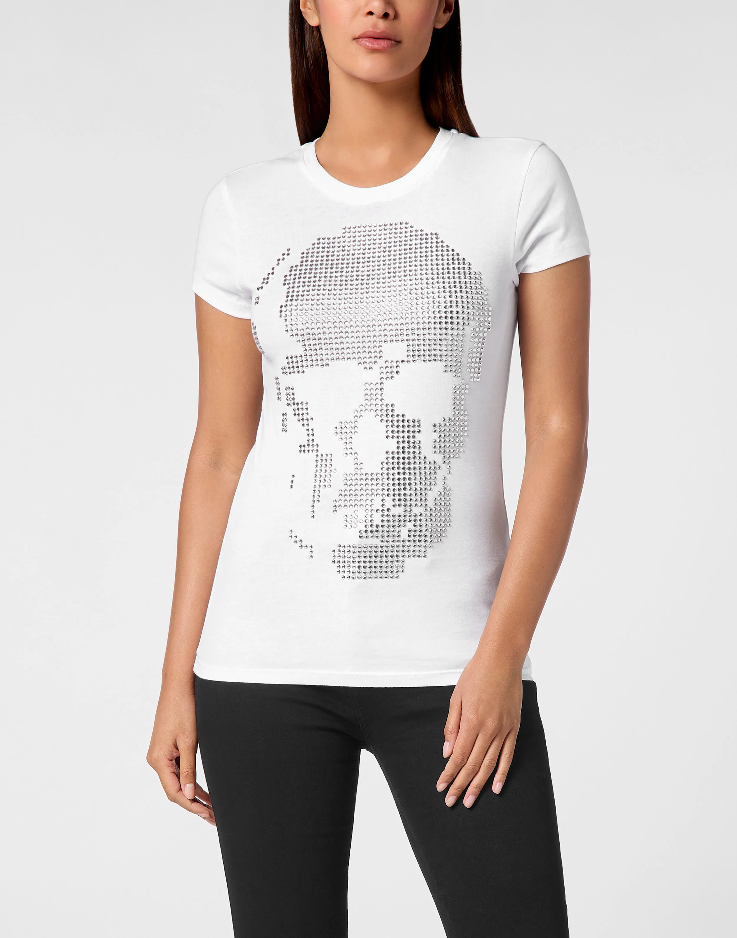 TSHIRT SEXY PURE SKULL STRASS