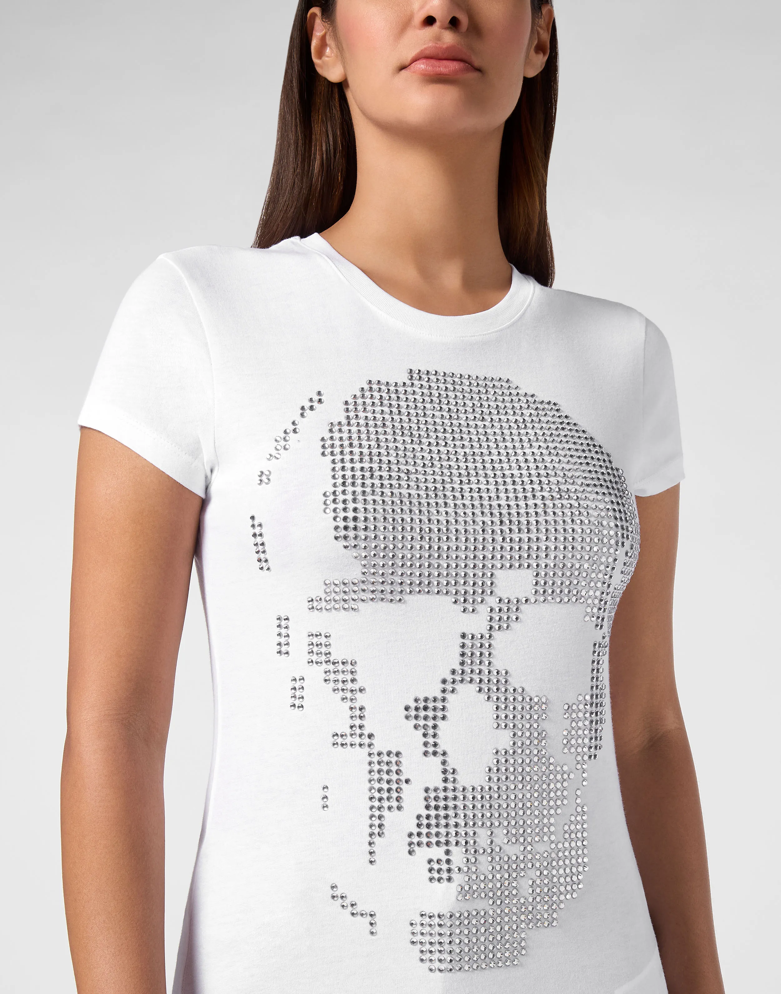 TSHIRT SEXY PURE SKULL STRASS