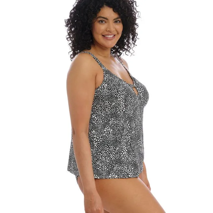 Tankini mujer Elomi Swim Pebble Cove con foam ES801161 Negro
