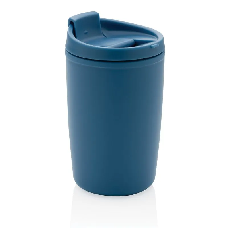Taza de PP reciclado GRS con tapa abatible