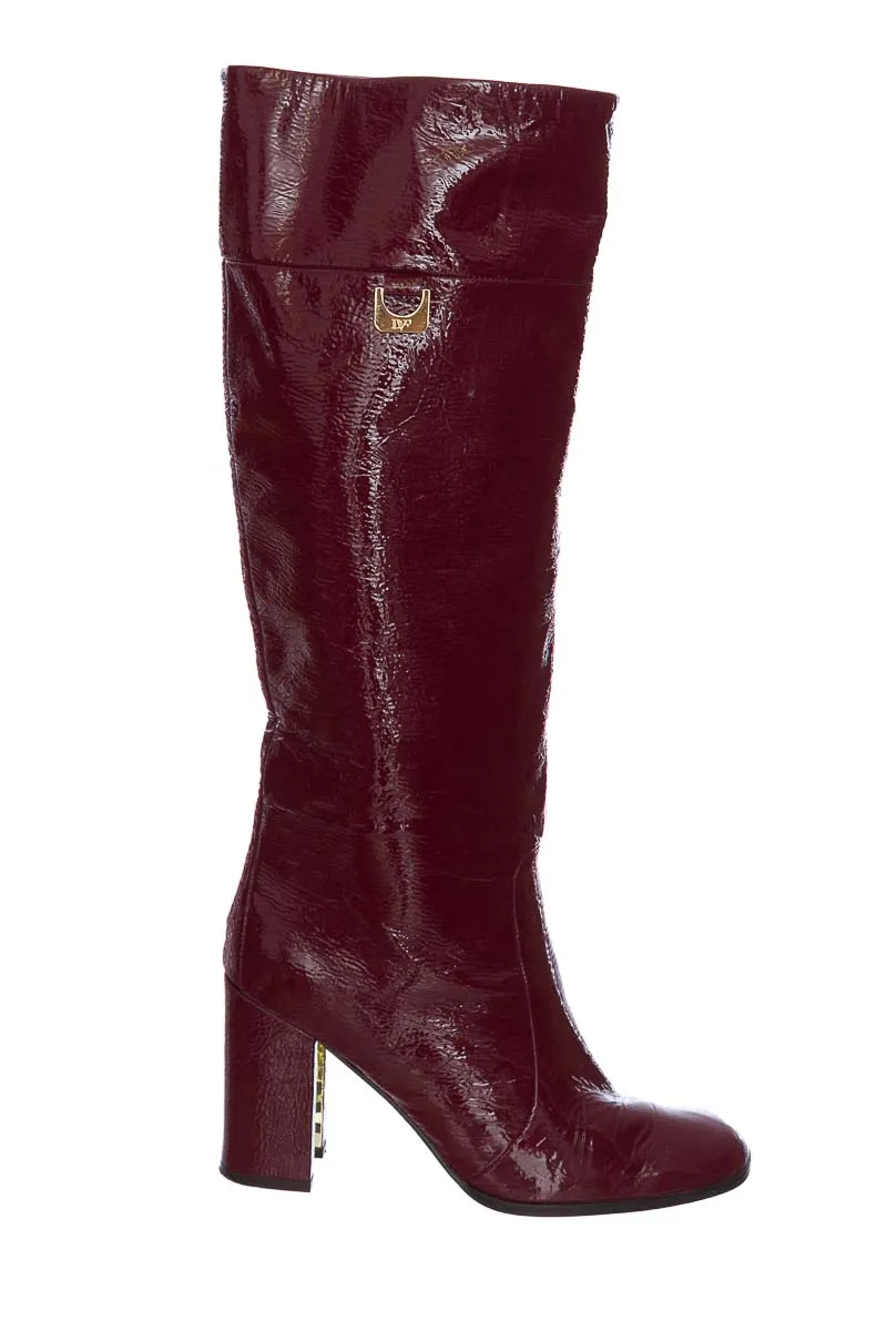 ZAPATOS COLOR VINOTINTO  DIANE VON FURSTENBERG