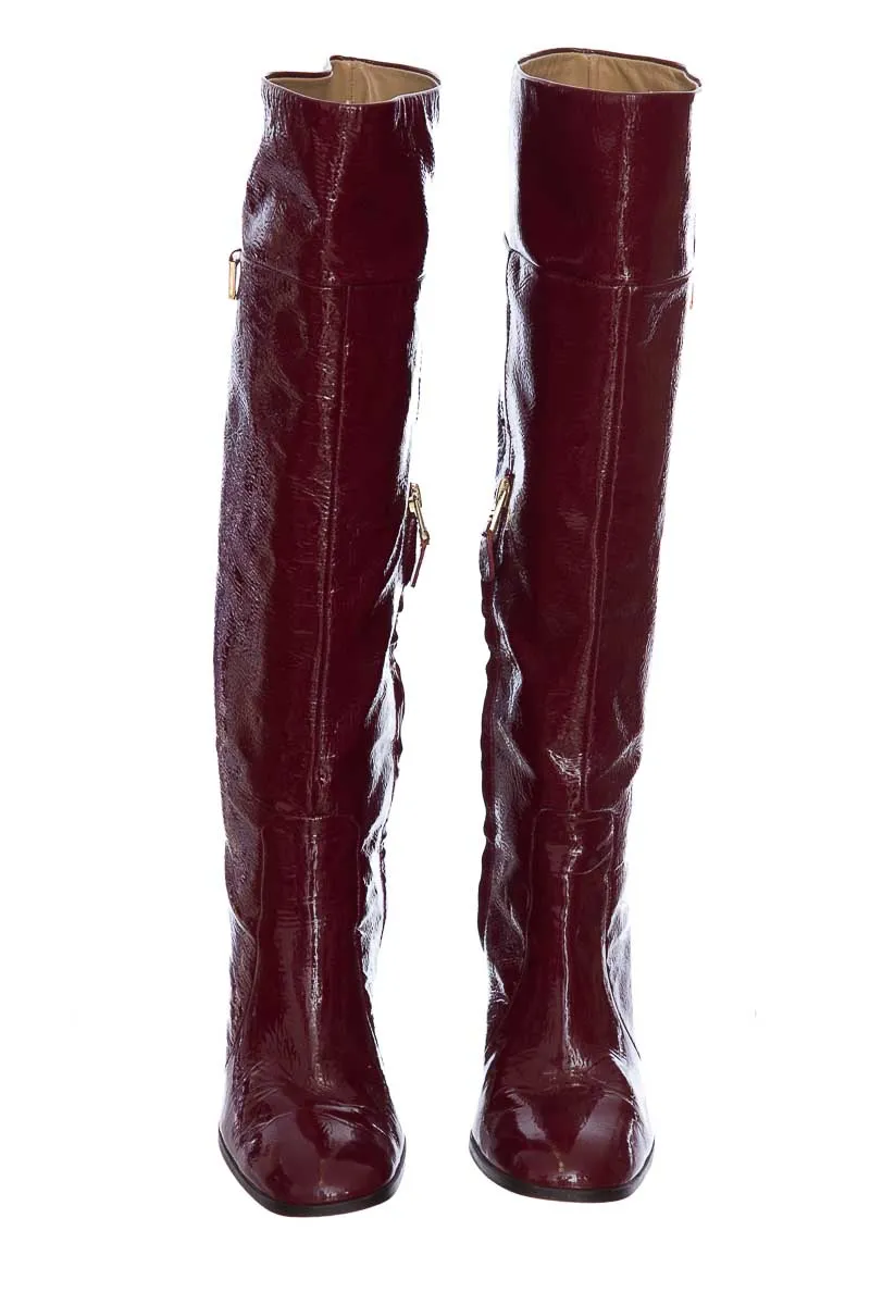 ZAPATOS COLOR VINOTINTO  DIANE VON FURSTENBERG