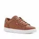 Zapatos sport Levi's efecto piel marrón con detalle azul