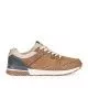 Zapatos sport Sweden Klë marrones combinado con azul y crema