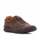 Zapatos sport Zen marrones con elásticos en frontal