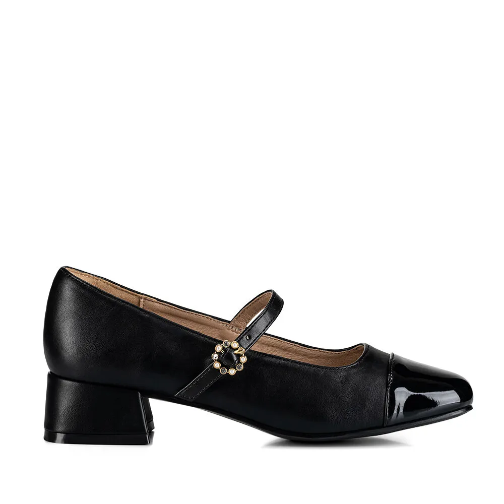 Zapatos Taco Negro Weide Yl63