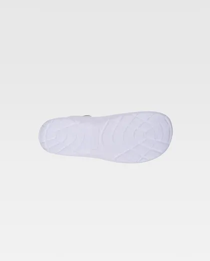 Zueco EVA unisex Ultraligero, ergonómico Anatómico, con cámara ortopédica, suave para los pies Blanco