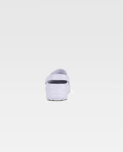 Zueco EVA unisex Ultraligero, ergonómico Anatómico, con cámara ortopédica, suave para los pies Blanco