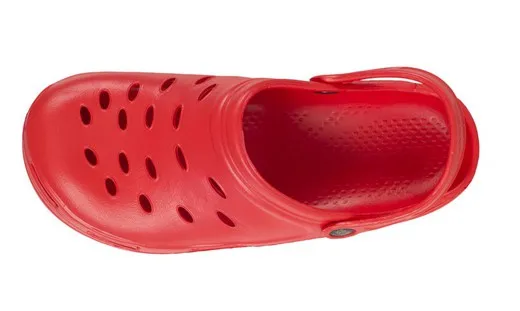 Zueco EVA unisex Ultraligero, ergonómico Anatómico, con cámara ortopédica, suave para los pies Rojo